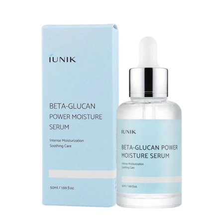  iUNIK - Beta-Glucan Power Moisture Serum - Moisturizing and Soothing Face Serum - 50ml
