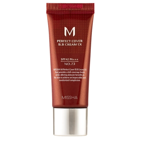 Missha - M Perfect Cover BB Cream SPF42/PA+++ - Covering BB Cream - No.23 Natural Beige - 20ml