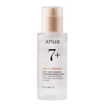 Anua - Rice 7 Ceramide Hydrating Barrier Serum - Rice Brightening Serum - 50ml