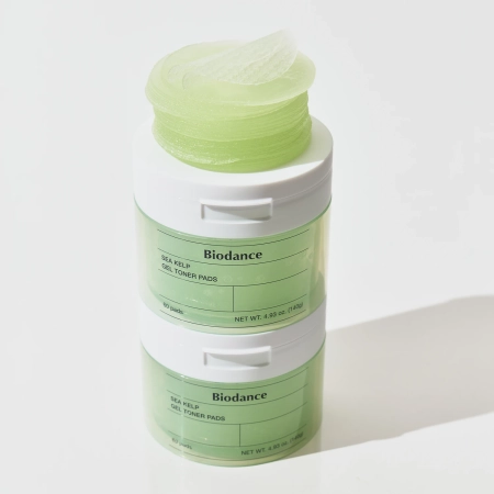 Biodance - Sea Kelp Gel Toner Pad - Soothing Face Pads - 60pcs