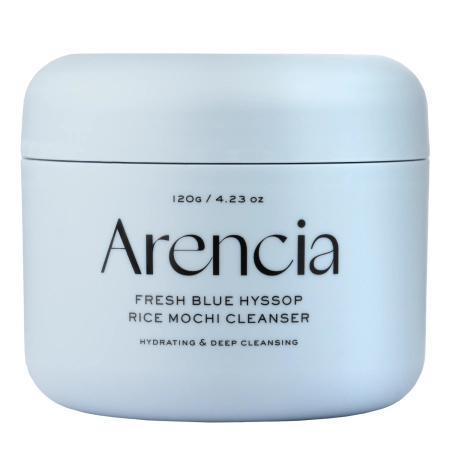 Arencia - Fresh Blue Hyssop Rice Mochi Cleanser - Moisturizing Facial Cleansing Paste - 120g