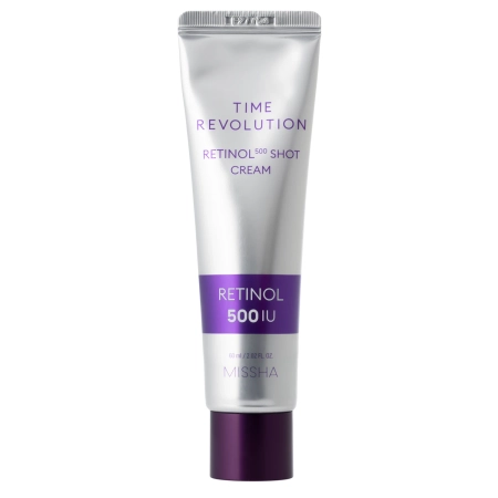 Missha - Time Revolution Retinol 500 Shot Cream - Firming Face Cream with Retinolem - 60ml