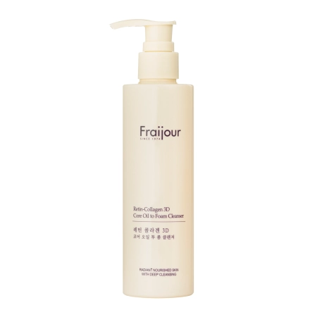 Fraijour - Retin-Collagen 3D Core Oil to Foam Cleanser - Facial Cleansing Oil with Retinal and Collagen - 210ml