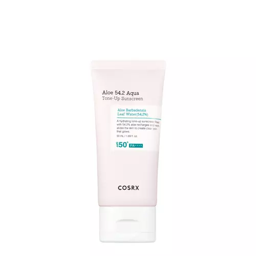 COSRX - Aloe 54.2 Aqua Tone-Up Sunscreen SPF50+/PA++++ - Moisturizing Sunscreen Cream - 50ml