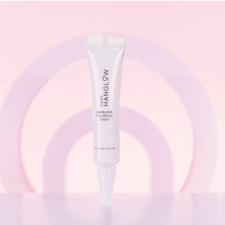 HanGlow - Darkless - Pink BB Eye Cream - Cream - Concealer Under Eyes - 15ml