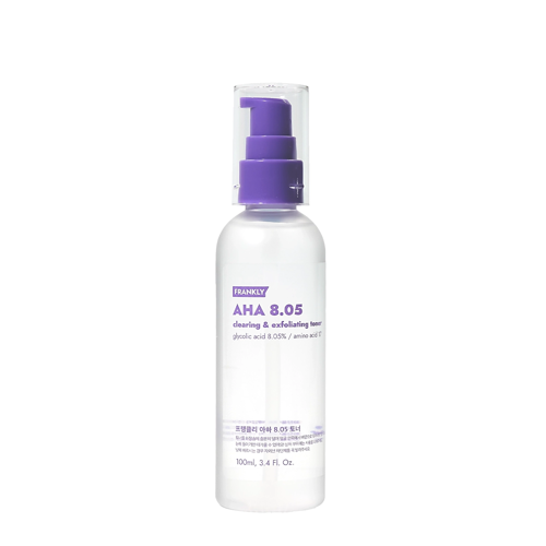 Frankly - AHA 8.05 Clearing & Exfoliating Toner - Exfoliating Toner with 8.05% Glycolic Acid - 100ml