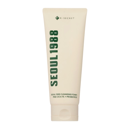 K-SECRET - SEOUL 1988 Cleansing Foam: Pine Cica 1% + Probiotics - Cleansing Facial Foam - 150ml