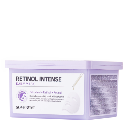 Some By Mi - Retinol Intense Daily Mask - Regenerating and Replenishing Sheet Mask Set - 350ml/30pcs