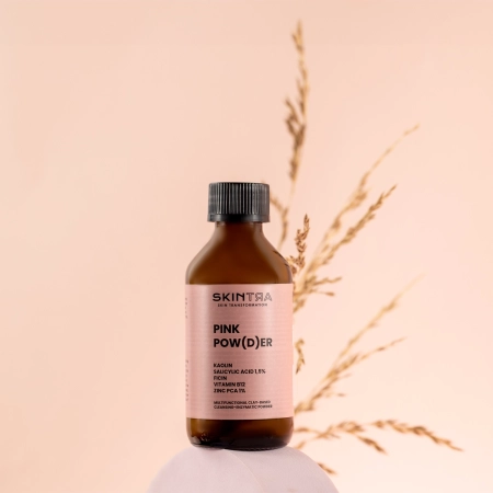 SkinTra - Pink Pow(d)er - Multifunctional Cleansing-Enzymatic Powder on Clay Base - 40g