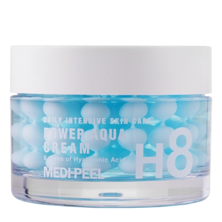 Medi-Peel - Power Aqua Cream - Intensive Moisturizing Cream with Hyaluronic Capsules - 50ml