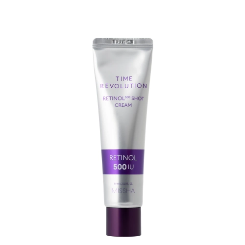 Missha - Time Revolution Retinol 500 Shot Cream - Firming Face Cream with Retinolem - 60ml