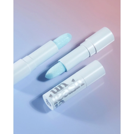 Unleashia - Glacier Vegan Lip Balm - Moisturizing Lip Balm with Glitter - No.2 Blue Lagoon - 3.3g