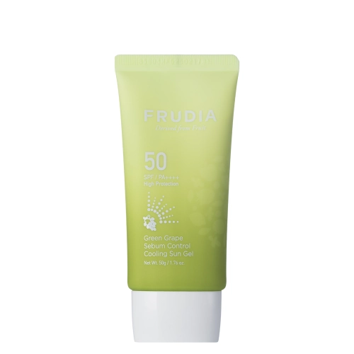 Frudia - Green Grape Sebum Control Cooling Sun Gel SPF50+PA ++++ - Face Filter Cream-Gel - 50ml