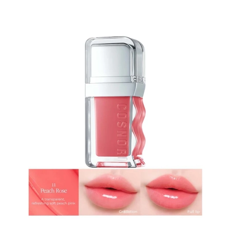 Cosnori - Flow Wave Tint - Glossy Lip tint - 11 Peach Rose - 3.7g