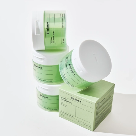 Biodance - Sea Kelp Gel Toner Pad - Soothing Face Pads - 60pcs
