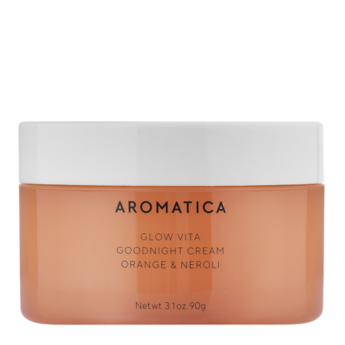 Aromatica - Glow Vita Goodnight Cream Orange & Neroli - Moisturizing Night Cream with Niacinamide and Ceramides - 90g