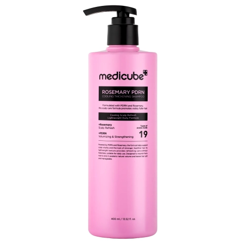 Medicube - Rosemary PDRN Cooling Thickening Shampoo - Anti-Hair Loss Shampoo - 400 ml
