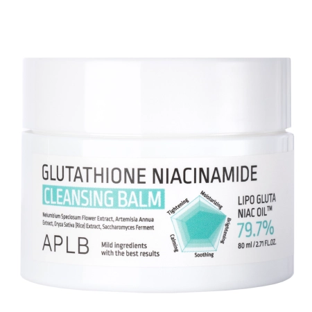 APLB - Glutathione Niacinamide Cleansing Balm - Makeup Removing Balm - 80ml
