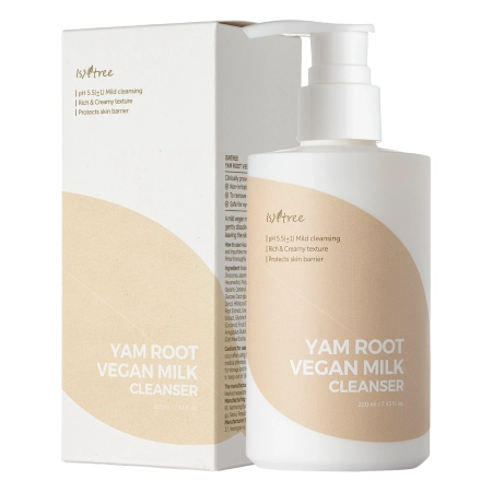 Isntree - Yam Root Vegan Milk Cleanser - Soothing Facial Cleansing Milk - 220ml