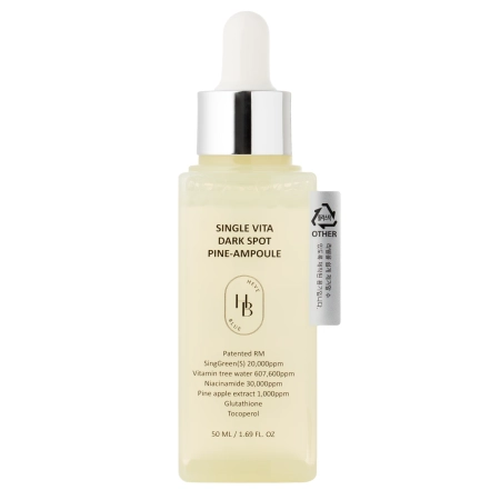 HEVEBLUE - Vita Dark Spot Pine-Ampoule Single - Ampoule Dark Spot Reducer Discolourations - 50 ml