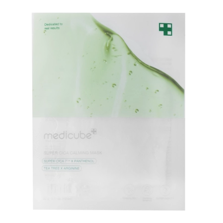Medicube - Super Cica Calming Mask - Soothing Face Sheet Mask - 1pc/ 22g