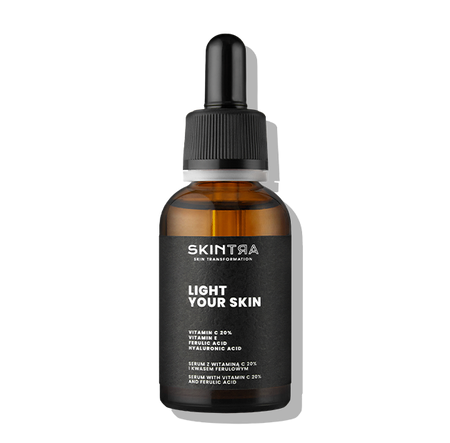 SkinTra - Light Your Skin - Serum with Vitamin C 20% and Ferulic Acid - 30ml