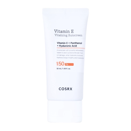 COSRX - Vitamin E Vitalizing Sunscreen - SPF 50+ - Vitamin E Sunscreen - 50ml