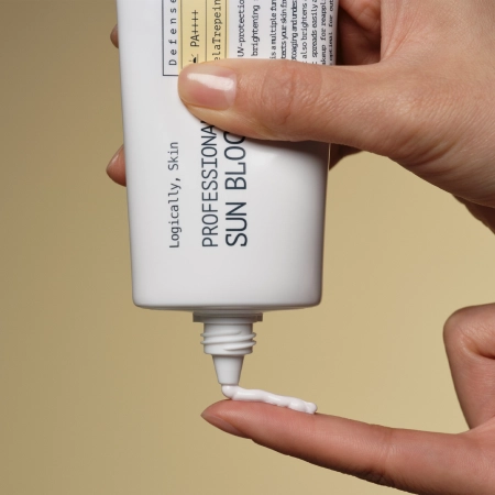 Logically, Skin - Professional Sun Block SPF50+ PA++++ - Soothing Face Cream with Filter - 70g
