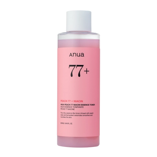 Anua - Peach 77% Niacin Essence Toner - Moisturizing Tonic-Essence with 77% Peach Extract - 250ml