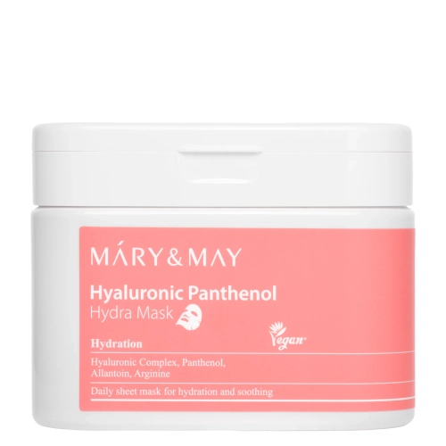 Mary&May - Hyaluronic Panthenol Hydra Mask - Hydrating Face Mask Set - 30pcs.