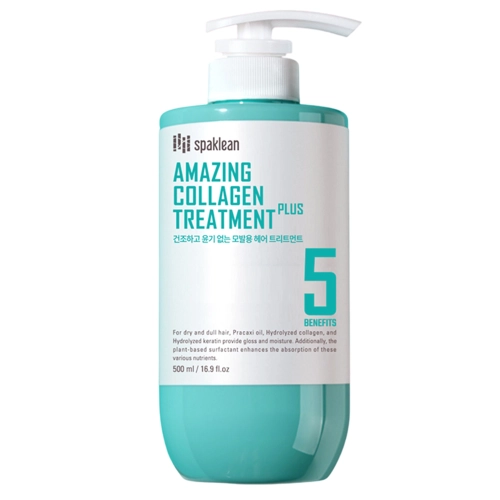 Spaklean - Amazing Collagen Treatment Plus - Regenerating Hair Treatment with Collagen - 500 ml
