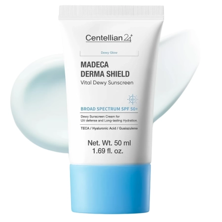 Centellian24 - Madeca Derma Shield Safe Moisture Sun Cream - Moisturizing Face Cream with SPF 50+ PA++++ - 50ml	