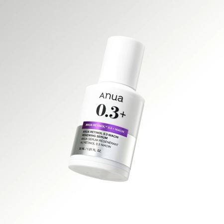 Anua - Nano Retinol 0.3% + Niacin Renewing Serum - Smoothing and Brightening Serum with Retinol - 30ml
