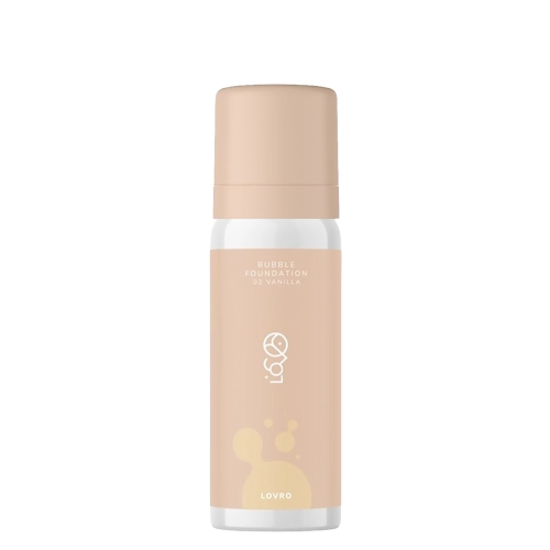 LOVRO - Bubble Foundation - Foundation with an Aerated Brightens Formula - 02 Vanilla - 50ml