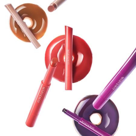 Mary&May; - Blooming Glow Lip - Tinted Lip Balm - 08 Mauve Pansy - 1.7 g