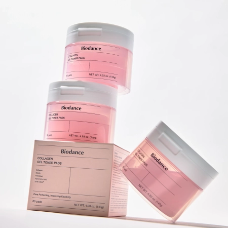 Biodance - Collagen Gel Toner Pads - Firming Collagen Facial Pads - 60pcs