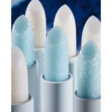 Unleashia - Glacier Vegan Lip Balm - Moisturizing Lip Balm with Glitter - No.2 Blue Lagoon - 3.3g