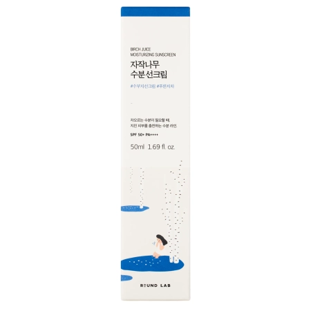 Round Lab - Birch Juice Moisturizing Sun Cream SPF50+ PA++++ - Moisturizing SPF Cream - 50 ml