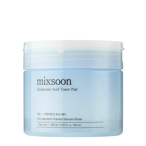 Mixsoon - Hyaluronic Acid Toner Pad - Moisturizing Facial Pads - 180ml/80pcs.