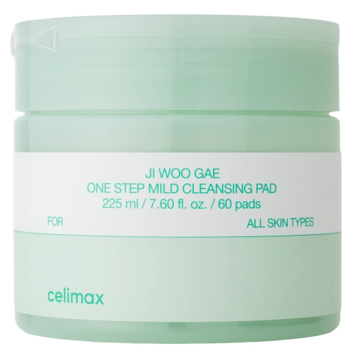 Celimax - Ji.Woo.Gae One Step Mild Cleansing Pad - Facial Cleansing Pads - 60pcs/230ml