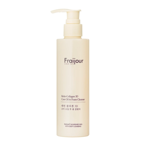 Fraijour - Retin-Collagen 3D Core Oil to Foam Cleanser - Facial Cleansing Oil with Retinal and Collagen - 210ml