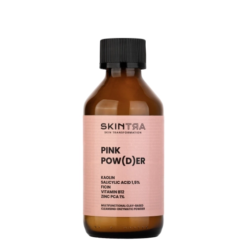 SkinTra - Pink Pow(d)er - Multifunctional Cleansing-Enzymatic Powder on Clay Base - 40g