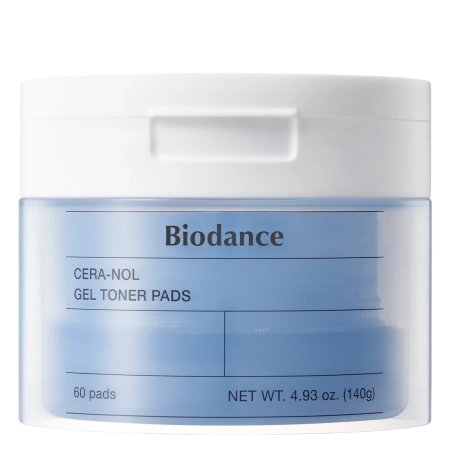 Biodance - Cera-nol Gel Toner Pads - Gel Facial Moisturizing Pads - 60pcs