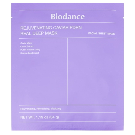 Biodance - Rejuvenating Caviar PDRN Real Deep Mask - 4szt/34g